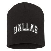 Dallas City Pride Retro Design Short Acrylic Beanie