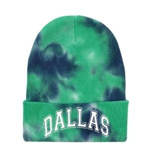 Dallas City Pride Retro Design Tie Dye 12in Knit Beanie