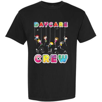 Daycare Crew Provider Gifts Funny Teacher Child Care Worker Garment-Dyed Heavyweight T-Shirt