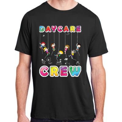 Daycare Crew Provider Gifts Funny Teacher Child Care Worker Adult ChromaSoft Performance T-Shirt