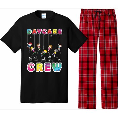 Daycare Crew Provider Gifts Funny Teacher Child Care Worker Pajama Set