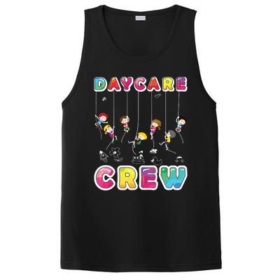 Daycare Crew Provider Gifts Funny Teacher Child Care Worker PosiCharge Competitor Tank