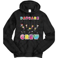 Daycare Crew Provider Gifts Funny Teacher Child Care Worker Tie Dye Hoodie