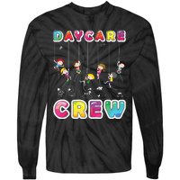 Daycare Crew Provider Gifts Funny Teacher Child Care Worker Tie-Dye Long Sleeve Shirt