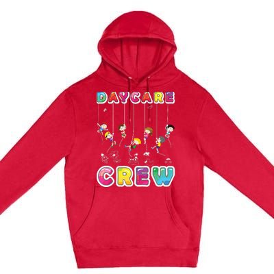 Daycare Crew Provider Gifts Funny Teacher Child Care Worker Premium Pullover Hoodie