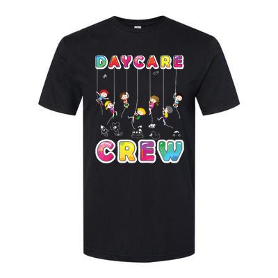 Daycare Crew Provider Gifts Funny Teacher Child Care Worker Softstyle CVC T-Shirt