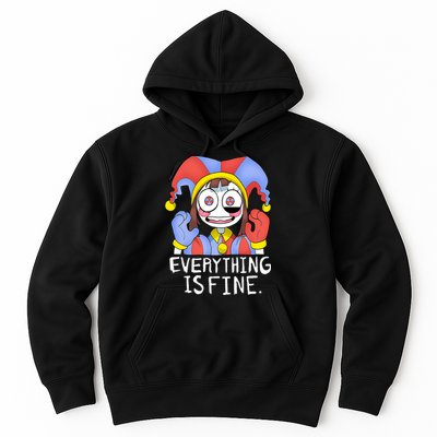Digital Circus Pomni Everything Is Fine Hoodie