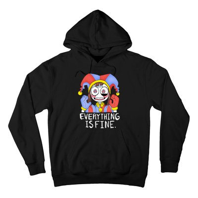 Digital Circus Pomni Everything Is Fine Hoodie