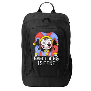 Digital Circus Pomni Everything Is Fine City Backpack