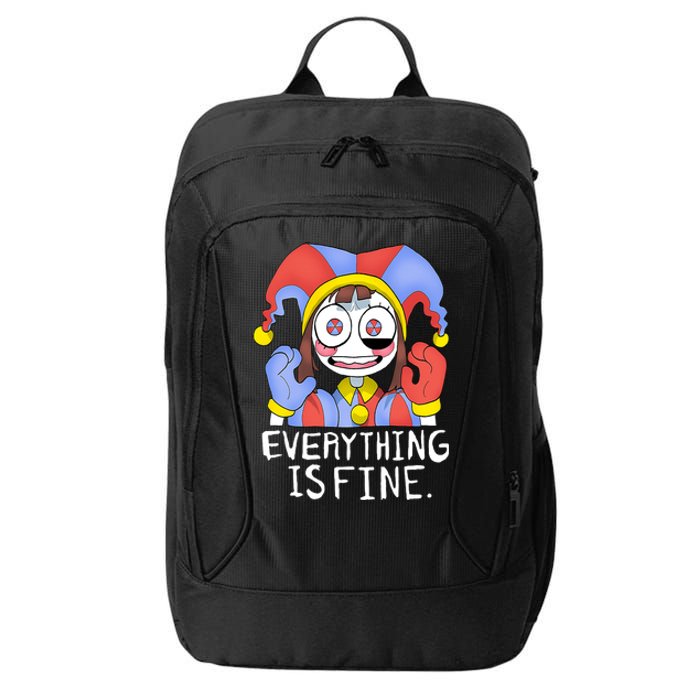 Digital Circus Pomni Everything Is Fine City Backpack