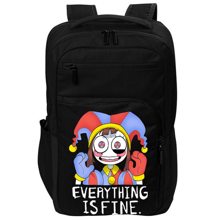 Digital Circus Pomni Everything Is Fine Impact Tech Backpack