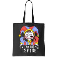 Digital Circus Pomni Everything Is Fine Tote Bag