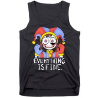 Digital Circus Pomni Everything Is Fine Tank Top