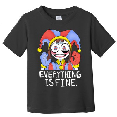 Digital Circus Pomni Everything Is Fine Toddler T-Shirt