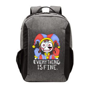 Digital Circus Pomni Everything Is Fine Vector Backpack