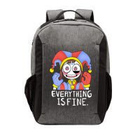 Digital Circus Pomni Everything Is Fine Vector Backpack