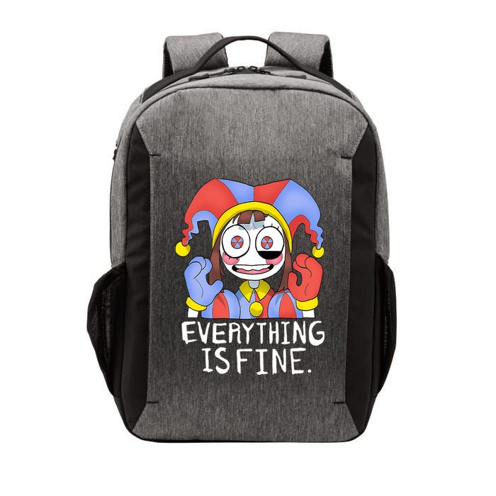Digital Circus Pomni Everything Is Fine Vector Backpack