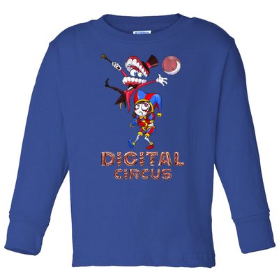 Digital Circus Pomni Funny Ragatha Jax DigitalCircus  Toddler Long Sleeve Shirt