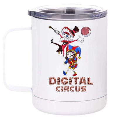 Digital Circus Pomni Funny Ragatha Jax DigitalCircus  12 oz Stainless Steel Tumbler Cup