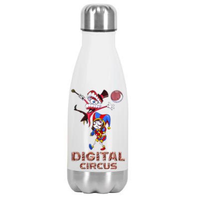 Digital Circus Pomni Funny Ragatha Jax DigitalCircus  Stainless Steel Insulated Water Bottle