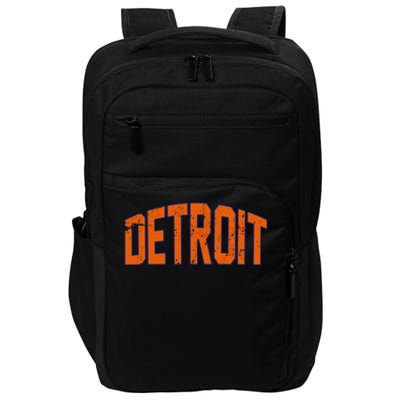 Detroit City Retro Vintage Impact Tech Backpack