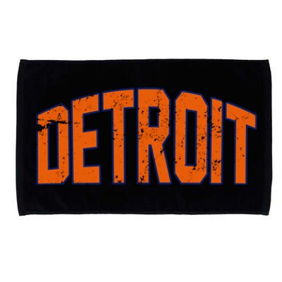 Detroit City Retro Vintage Microfiber Hand Towel