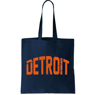 Detroit City Retro Vintage Tote Bag