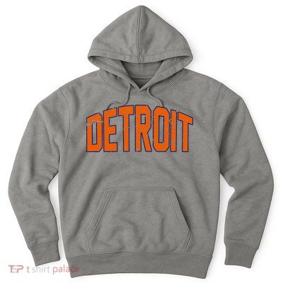 Detroit City Retro Vintage Hoodie