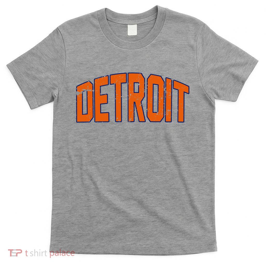 Detroit City Retro Vintage T-Shirt