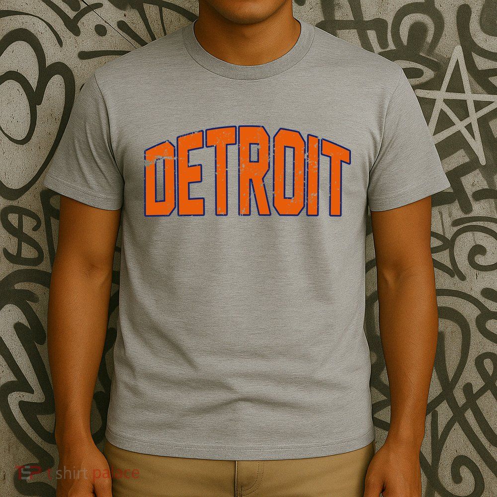 Detroit City Retro Vintage T-Shirt