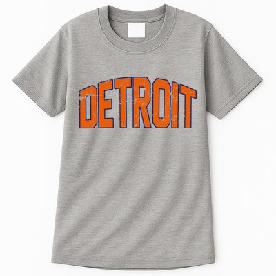 Detroit City Retro Vintage Tall T-Shirt