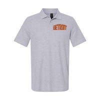 Detroit City Retro Vintage Softstyle Adult Sport Polo