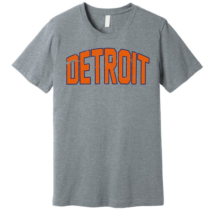 Detroit City Retro Vintage Premium T-Shirt