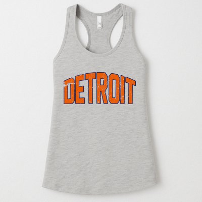 Detroit City Retro Vintage Womens Tank Top