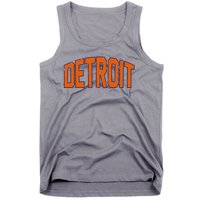 Detroit City Retro Vintage Tank Top