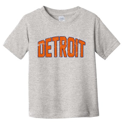 Detroit City Retro Vintage Toddler T-Shirt