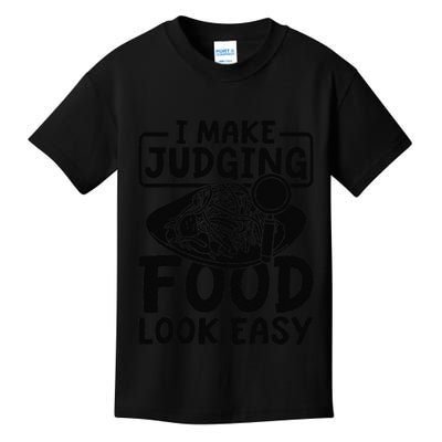 Dining Cuisine Review Food Critic Kids T-Shirt