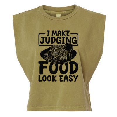 Dining Cuisine Review Food Critic Garment-Dyed Women's Muscle Tee