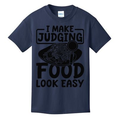 Dining Cuisine Review Food Critic Kids T-Shirt