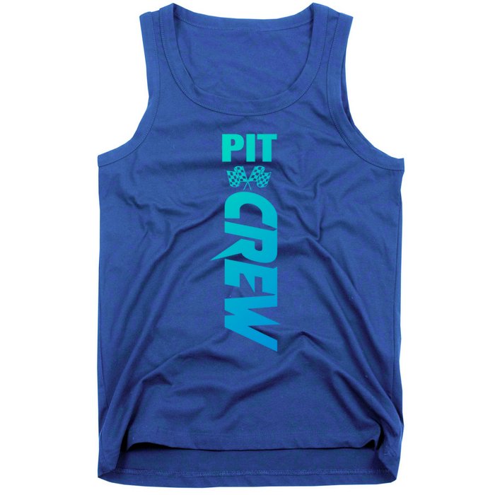 Dirt Car Racing Racetrack Speedway Race Car Team Pit Crew Cute Gift Tank Top