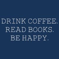 Drink Coffee Read Books Be Happy Mousepad