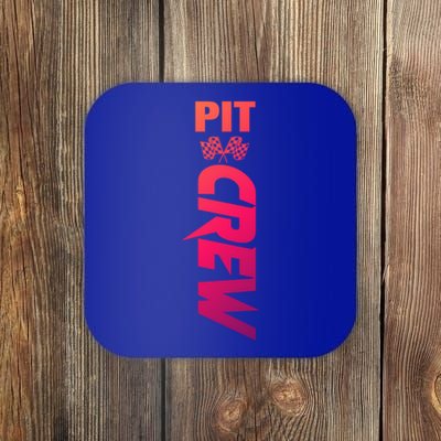 Dirt Car Racing Racetrack Speedway Race Car Team Pit Crew Cute Gift Coaster