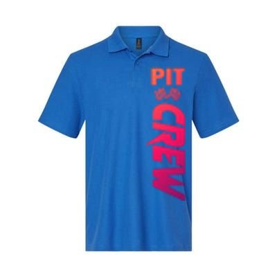 Dirt Car Racing Racetrack Speedway Race Car Team Pit Crew Cute Gift Softstyle Adult Sport Polo