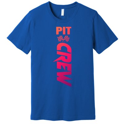 Dirt Car Racing Racetrack Speedway Race Car Team Pit Crew Cute Gift Premium T-Shirt