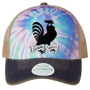 DeColores Cursillo Rooster With Banner Faith Religion Legacy Tie Dye Trucker Hat