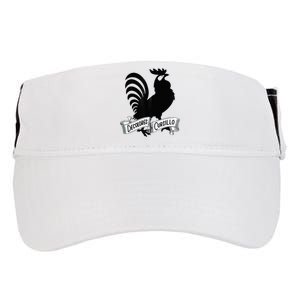 DeColores Cursillo Rooster With Banner Faith Religion Adult Drive Performance Visor