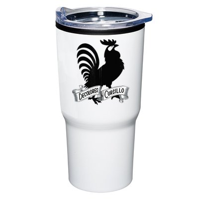 DeColores Cursillo Rooster With Banner Faith Religion Tumbler