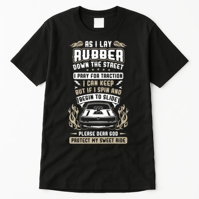 Drag Car Racing Prayer Tall T-Shirt