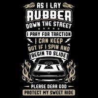 Drag Car Racing Prayer Backpack