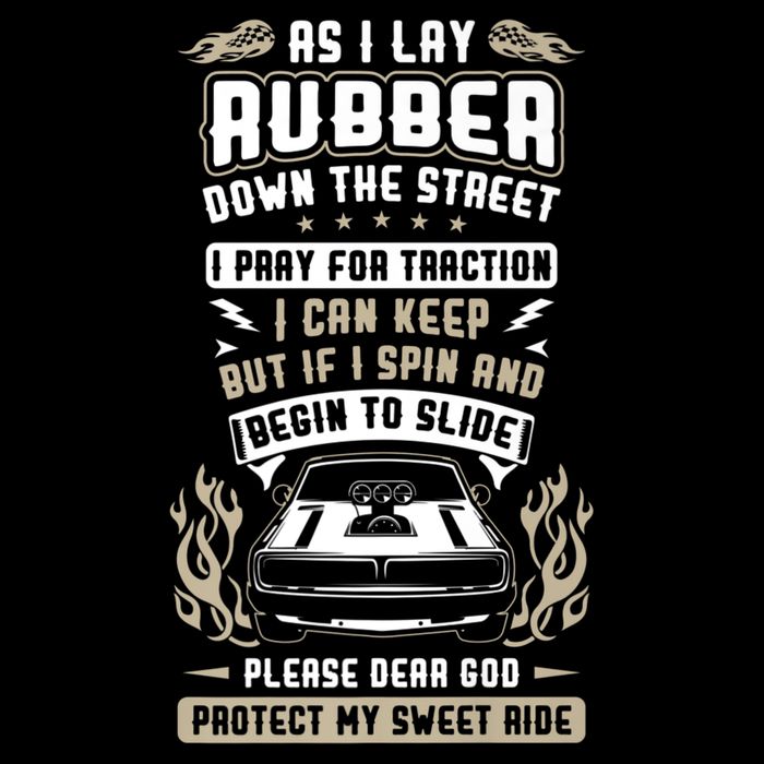 Drag Car Racing Prayer Backpack